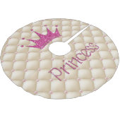 Charming Chic Pearls, Tiara, Princess, Glittery Kerstboom Rok (Gekanteld)