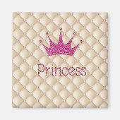 Charming Chic Pearls, Tiara, Princess, Glittery Magneet (Voorkant)