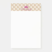 Charming Chic Pearls, Tiara, Princess, Glittery Post-it® Notes (Voorkant)