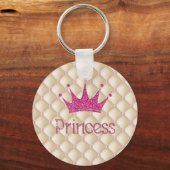 Charming Chic Pearls, Tiara, Princess, Glittery Sleutelhanger (Voorkant)