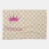 Charming Chic Pearls, Tiara, Princess, Glittery Theedoek (Horizontaal)