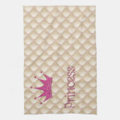 Charming Chic Pearls, Tiara, Princess, Glittery Theedoek (Verticaal)