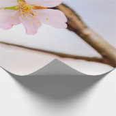 Charming Chic Sakura Flower and Leaves in Spring Cadeaupapier (Hoek)