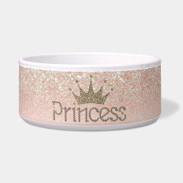 Charming Chic Tiara, Princess, Glitter Bokeh Voerbakje