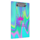 Charming Chic Tiara, Princess Holographic Klembord (Rechts)