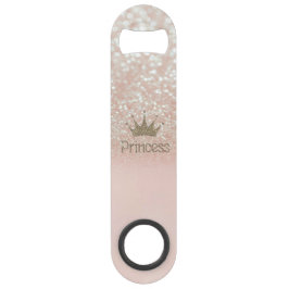 Charming Chic Tiara, prinses, Glitter Bokeh Speed Flessenopener