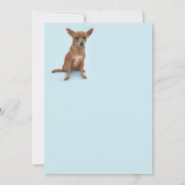 Charming Chiweenie Note Card Notitiekaartje