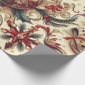 Charming Christmas Motifs Cadeaupapier (Hoek)