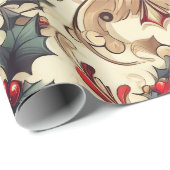 Charming Christmas Motifs Cadeaupapier (Rol Hoek)