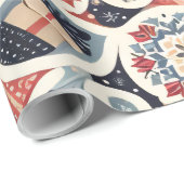 Charming Christmas Motifs n2 Cadeaupapier (Rol Hoek)