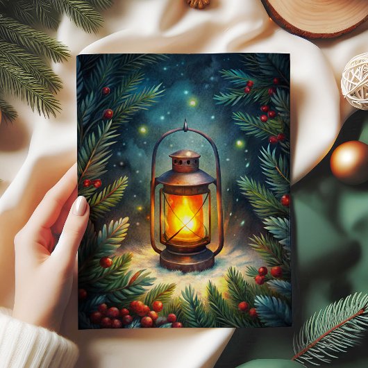 Charming Christmas tissue paper holly berry wreath Tissuepapier