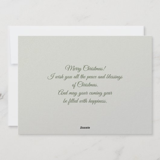 Charming Christmas tree with animals Christmas Feestdagenkaart (Achterkant)