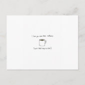 Charming coffee Valentines day card Feestdagenkaart (Voorkant)