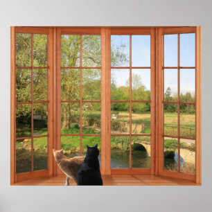 Charming Cotswgets Land met vrienden Poster