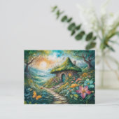 Charming Cottage by Serene Path Briefkaart (Staand voorkant)