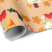 Charming Cozy Christmas Wrapping Paper Gift Wrap Cadeaupapier (Rol Hoek)