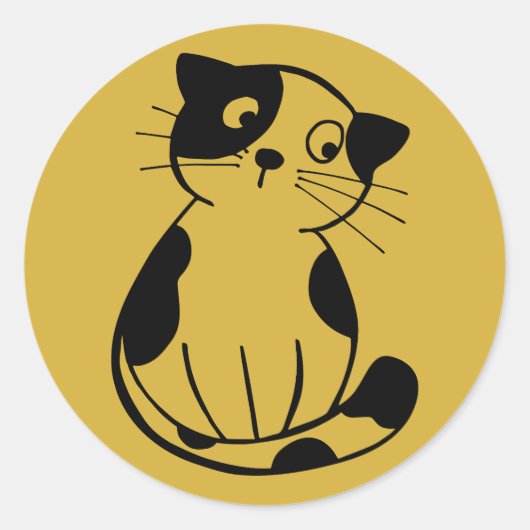 Charming Custom Cat Sticker for Cute Creative Proj (Voorkant)