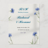 "Charming Custom Wedding Invitation" Briefkaart (Voorkant)