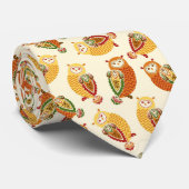 Charming, Cute uls in herfstkleuren Stropdas (Opgerold)