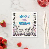 Charming Dalmatian Puppy Birthday Servet (Insitu)
