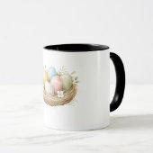 Charming Easter Egg Nest Coffee Mug – Festive Spri Mok (Voorkant rechts)