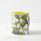 Charming Floral Print Coffee Mug Mok (Midden)