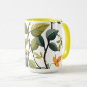 Charming Floral Print Coffee Mug Mok (Voorkant rechts)