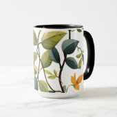 Charming Floral Print Coffee Mug Mok (Voorkant rechts)