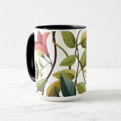 Charming Floral Print Coffee Mug Mok (Voorkant links)