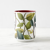 Charming Floral Print Coffee Mug Mok (Midden)