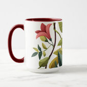 Charming Floral Print Coffee Mug Mok (Links)