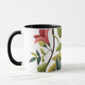 Charming Floral Print Coffee Mug Mok (Links)