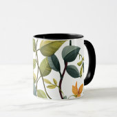 Charming Floral Print Coffee Mug Mok (Voorkant rechts)