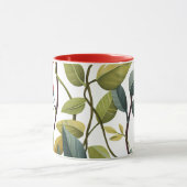 Charming Floral Print Coffee Mug Mok (Midden)