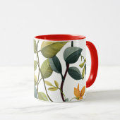 Charming Floral Print Coffee Mug Mok (Voorkant rechts)