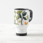 Charming Floral Print Coffee Mug Reisbeker (Voorkant rechts)