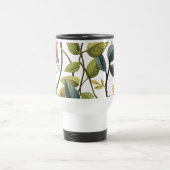 Charming Floral Print Coffee Mug Reisbeker (Center)
