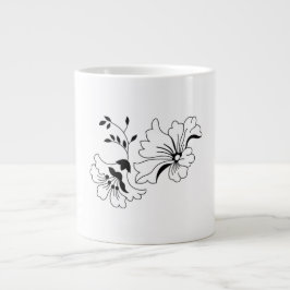 Charming Flower Pattern Artistic Coffee Mug Grote Koffiekop