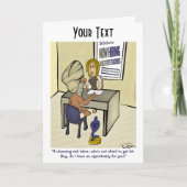 Charming Folded Wenskaart Kaart (Voorkant)