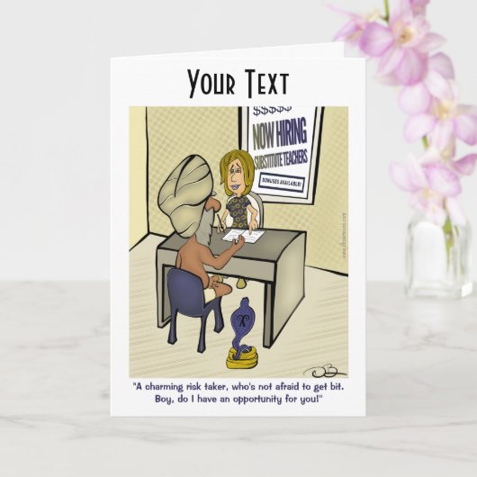 Charming Folded Wenskaart Kaart (Orchidee)