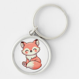 Charming Fox – Stijlvol cadeau voor Dierenvrienden Sleutelhanger