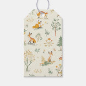 Charming Fox Wenskaart Cadeaulabel (Voorkant)
