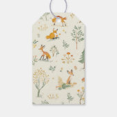 Charming Fox Wenskaart Cadeaulabel (Achterkant)
