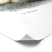 Charming Franse  grafische Mode Poster (Hoek)