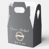 Charming Garden Floral Wreath II Bedankdoosjes (Geopend)