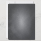 Charming Garden Floral Wreath Wedding Kaart (Achterkant)