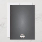 Charming Garden Floral Wreator Vrijgezellenfeest Kaart (Achterkant)