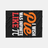 Charming Geek Pi Day Fleece Deken (Voorkant (Horizontaal))