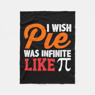 Charming Geek Pi Day Fleece Deken