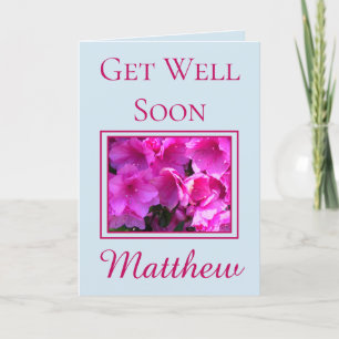Charming Get well-soon Azaleas Kaart
